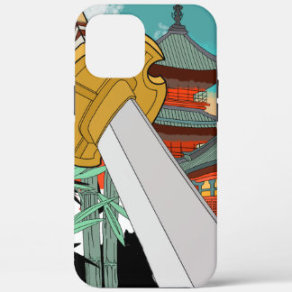 Traditionele elegantie: Japanse Pagode Telefoonhoe iPhone 12 Pro Max Hoesje
