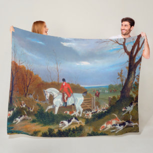 Traditionele Engelse Vossenjacht Sporthond Fleece Deken