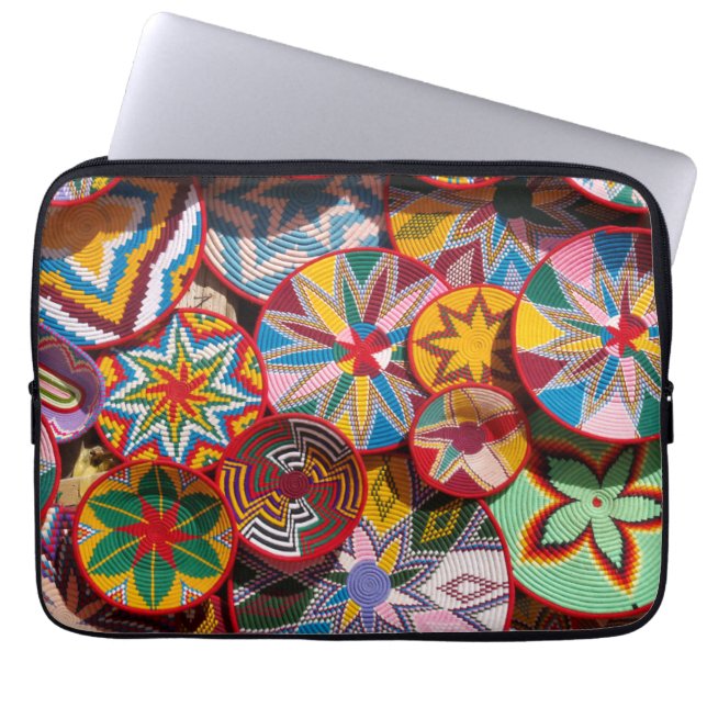 Traditionele Ethiopische manden Laptop Sleeve (Voorkant)