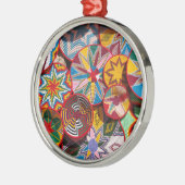 Traditionele Ethiopische manden Metalen Ornament (Links)