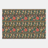 Traditionele feestelijke indiaan inpakpapier vel (Voorkant 2)