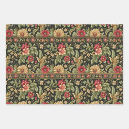 Traditionele feestelijke indiaan inpakpapier vel