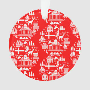 Traditionele Finse Kerstdecoratie Ornament