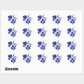 Traditionele Folk Pattern Favor Sticker (Vel)