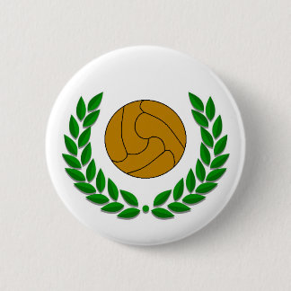 Traditionele football-/voetbalbadge ronde button 5,7 cm