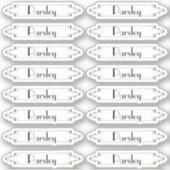 Traditionele Franse etiketten van de Franse tuinkr Sticker (Voorkant)