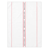 Traditionele Franse Joyeux Noël Stripe Kerstmis Tafelkleed (Voorkant)