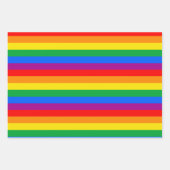 Traditionele Gay Pride Flag Inpakpapier Vel (Voorkant 3)