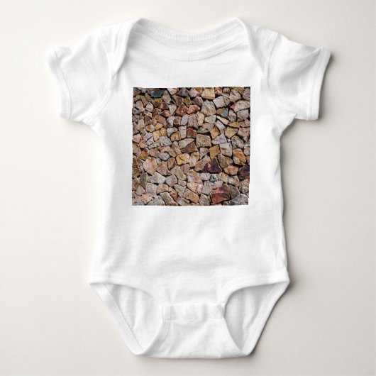 Traditionele gebroken stenen stapelmuren romper (Voorkant)