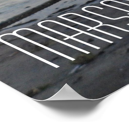 Traditionele gestreept Vissen Boat Marsaxlokk Malt Poster (Hoek)