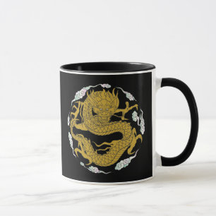 Traditionele Gold Dragon Mok