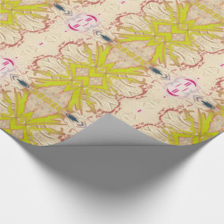 Traditionele goudkleurige inktvissen cadeaupapier