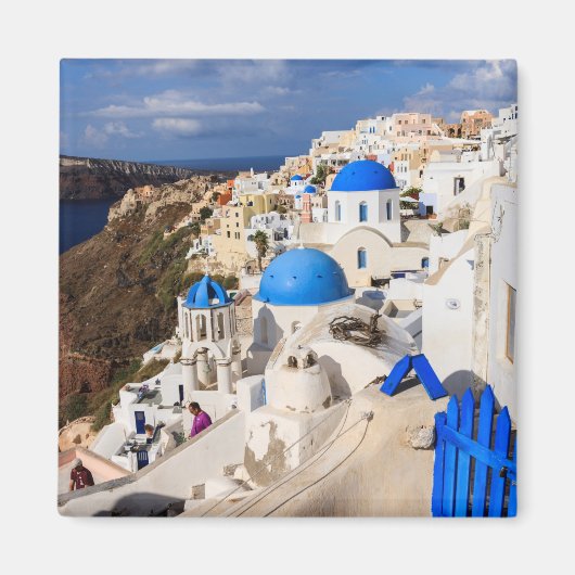 Traditionele Griekse huizen Magneet (Voorkant)