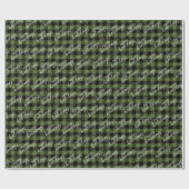 Traditionele groene zwarte buffelbus cadeaupapier (Vlak)