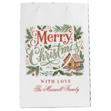 Traditionele handlettering Kerst gingerbread