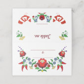 Traditionele Hongaarse Floral (Buitenkant ongevouwen)