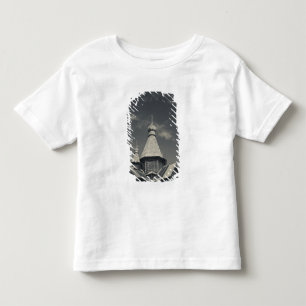 Traditionele houten Russisch-orthodoxe kerk Kinder Shirts