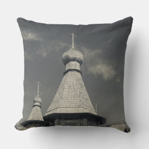 Traditionele houten Russisch-orthodoxe kerk Kussen