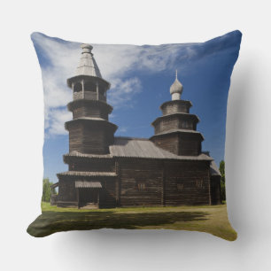 Traditionele houten Russisch-orthodoxe kerk Kussen
