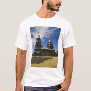 Traditionele houten Russisch-orthodoxe kerk T-shirt