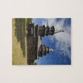 Traditionele houten Russische orthodoxe kerk Legpuzzel (Horizontaal)