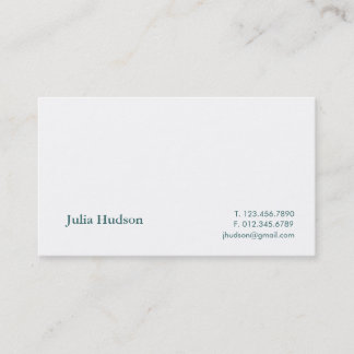 Traditionele Hudson-kaart Visitekaartje