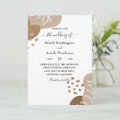 traditionele huwelijksuitnodiging kaart (Staand voorkant)