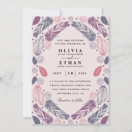 Traditionele huwelijksuitnodigingen van de Navajo Kaart