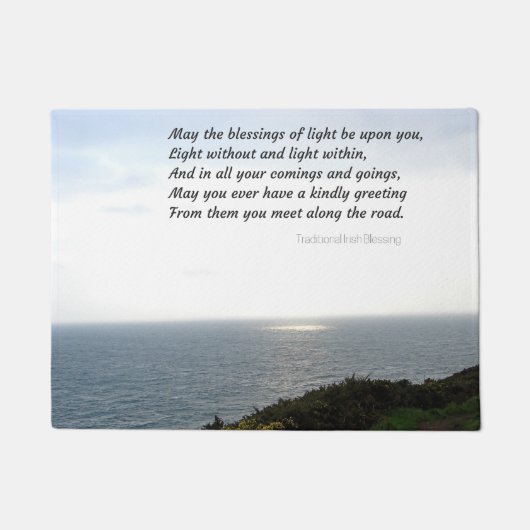 Traditionele Ierse "Blessing Doormat" Deurmat (Voorkant)