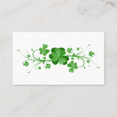 Traditionele Ierse Shamrock Keltische klaver Plaatskaartje (Achterkant)