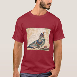 Traditionele Indiase volksvogelkunst - Spirituele T-shirt