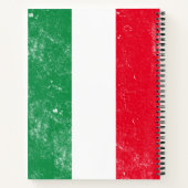Traditionele Italiaanse vlag Recipe Cookbook Notitieboek (Achterkant)