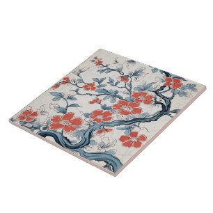 Traditionele Japan Kutani sierkunst 14 Tegeltje