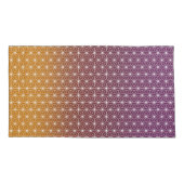 Traditionele Japanse Asanoha-printer Bourgogne & G Kussensloop (Achterkant-Links)