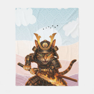 Traditionele Japanse Golf Samurai Kat Zen Deken