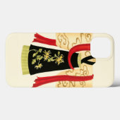 Traditionele Japanse Kimono met Floral Print Case-Mate iPhone Case (Achterkant (horizontaal))