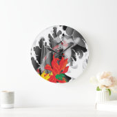 Traditionele Japanse Koi onder water Grote Klok (Huis)