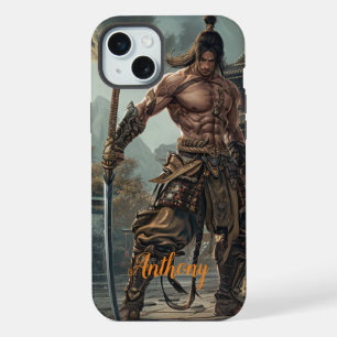 Traditionele Japanse krijger iPhone 15 Plus Case