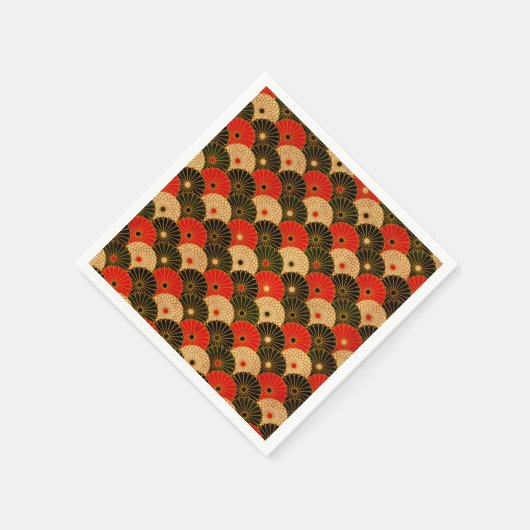  traditionele Japanse papierafdrukken Servet (Hoek)