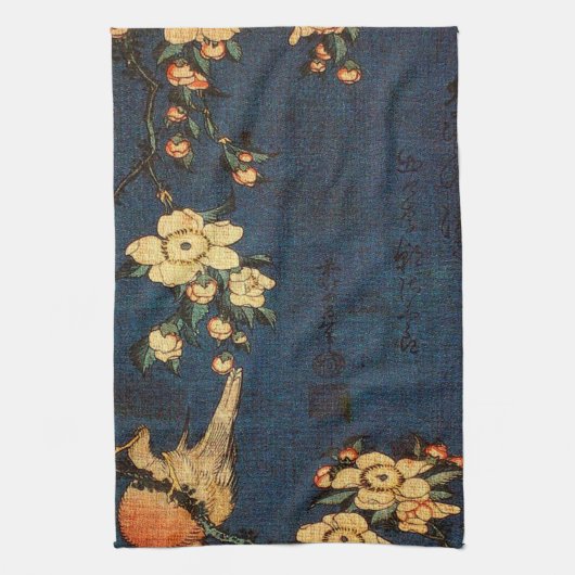  traditionele Japanse papierafdrukken Theedoek (Verticaal)