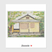 Traditionele Japanse thea Hut Sticker (Vel)