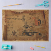 Traditionele Japanse vrouwen portret Tissuepapier (Craft)