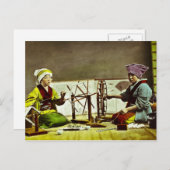 Traditionele Japanse Zijderouten Briefkaart (Voorkant / Achterkant)