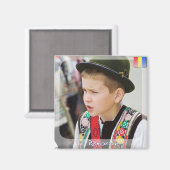 Traditionele jongen magneet (Voorkant / Achterkant)