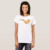 Traditionele Joodse Shofar T-shirt (Voorkant volledig)