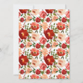 Traditionele Joodse Trouwkaarten - Rozen  Kaart (Achterkant)