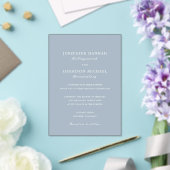 Traditionele Josephine-huwelijk Acryl Uitnodigingen (Insitu (Huwelijk))