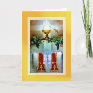 Traditionele Jubileum Ordinatie voor Priester Kaar Kaart