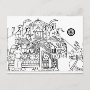 Traditionele Kandy Possession Kandy Sri Lanka Briefkaart