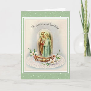 Traditionele katholieke bruiloft van de Heilige Ma Kaart
